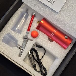 Red Airbrush Kit with Accessories